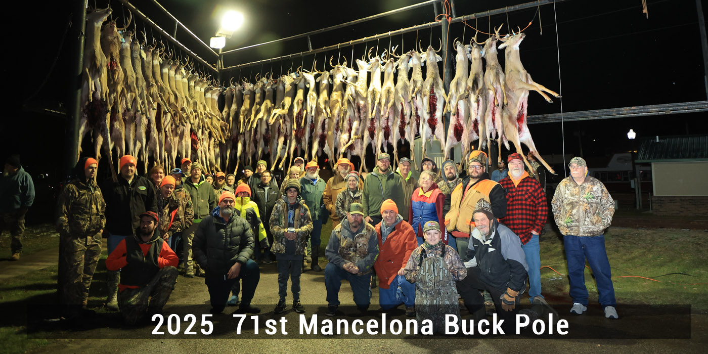 2025 Mancelona Buck Pole all hunters with title IMG 0419